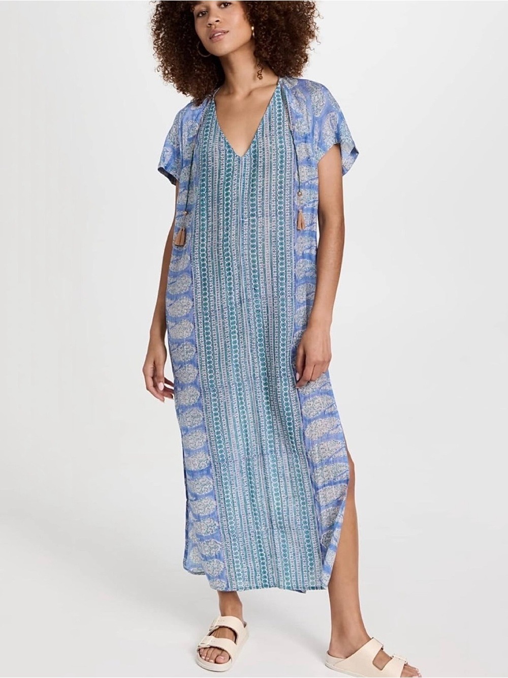 Bell By Alicia Bell Kaftan Coverup Tunic Dress